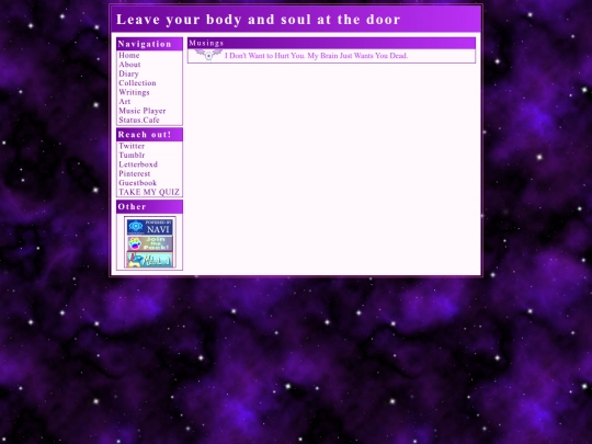 Musings screenshot