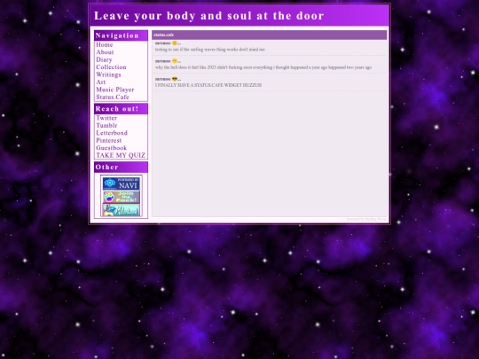 status screenshot