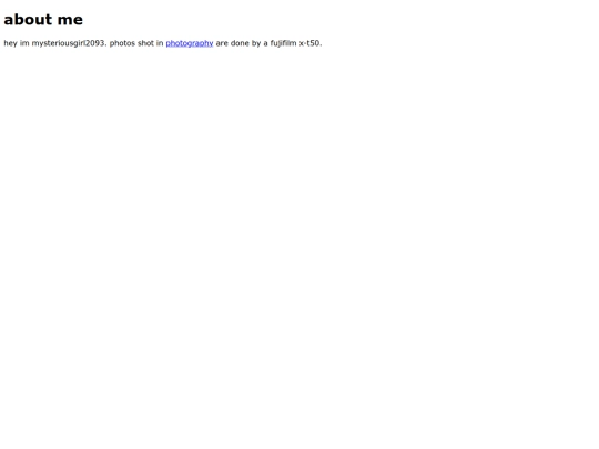 about-me screenshot