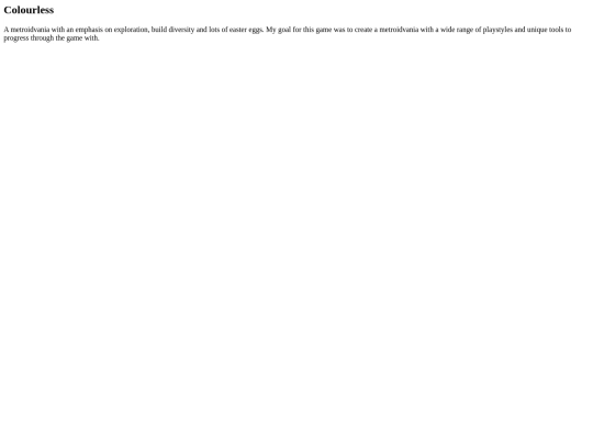 views/colourless screenshot