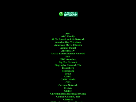 networks screenshot