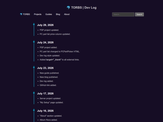 devlog screenshot