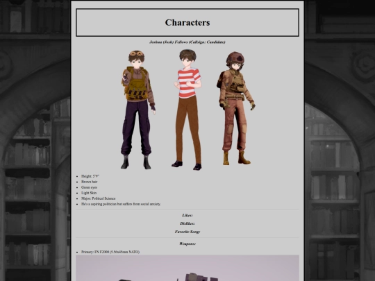 stories/Character Pages/Joshua screenshot