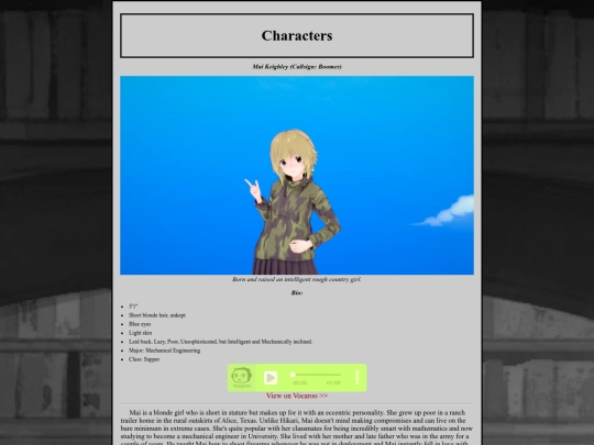 stories/Character Pages/Mai screenshot