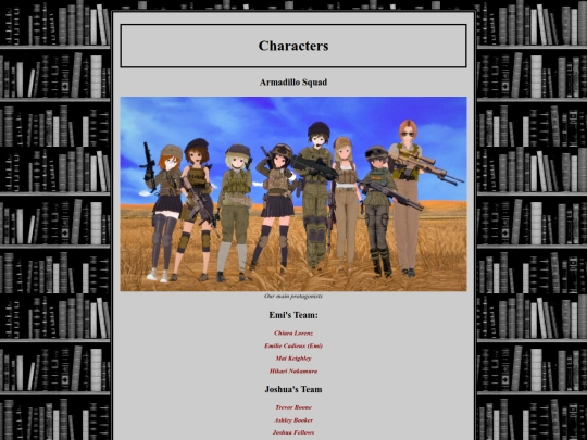 stories/characters screenshot