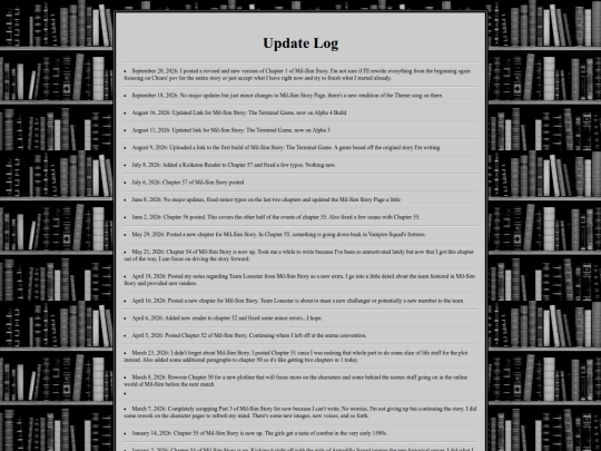 updates screenshot