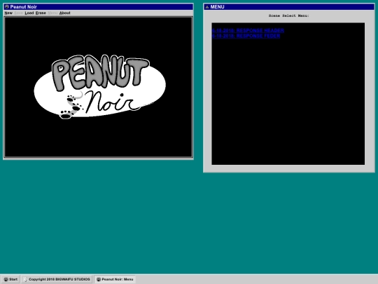 menu screenshot