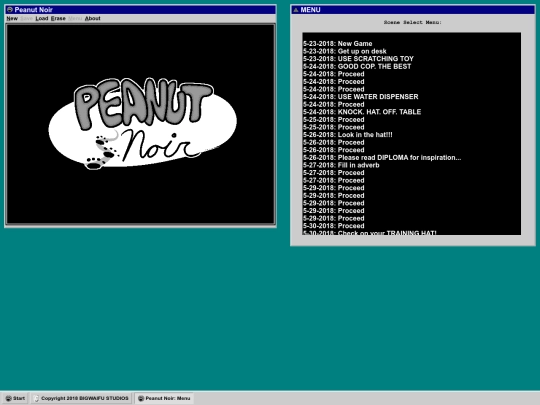 peanutnoir/menu screenshot