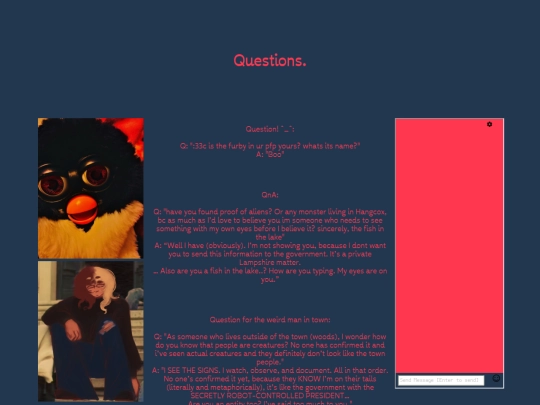 QandA screenshot