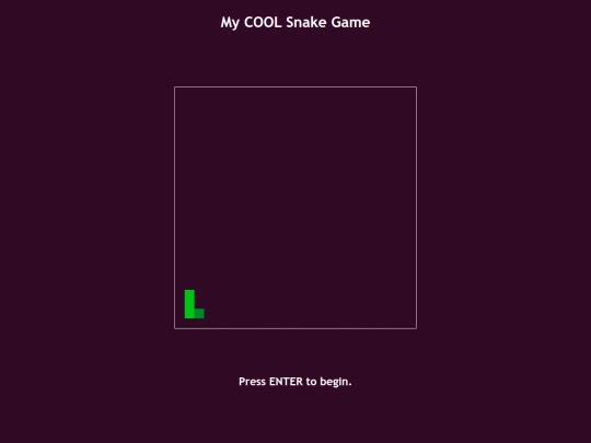SnakeGame/snake screenshot
