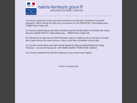 recours screenshot