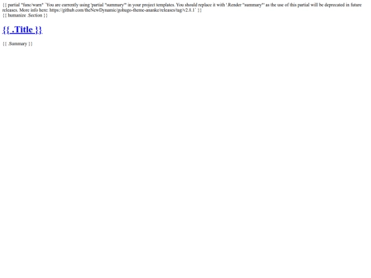 themes/ananke/layouts/partials/summary screenshot