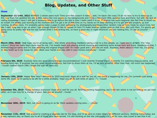 blog screenshot