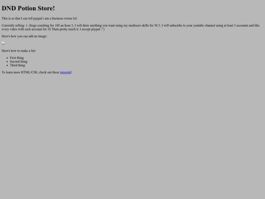shop screenshot