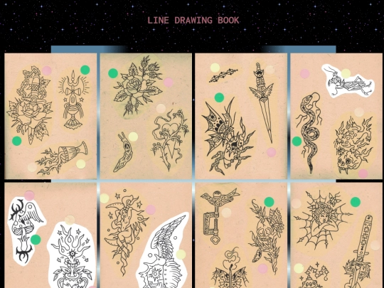 tattoo/linedrawingbook screenshot