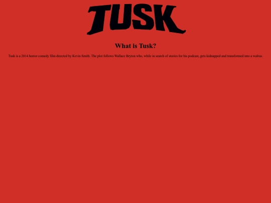 tusk screenshot