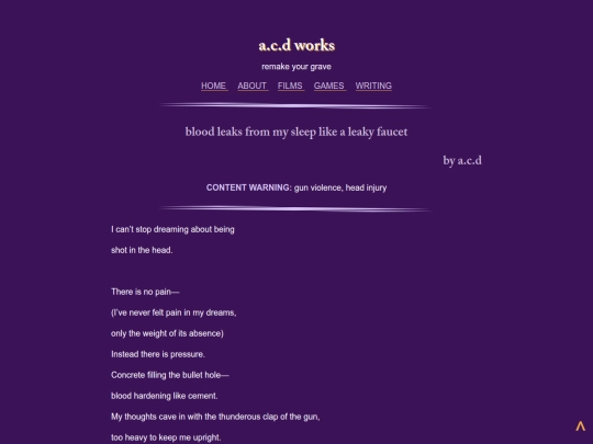 writing/blood screenshot