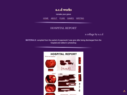 writing/collages/hospital screenshot