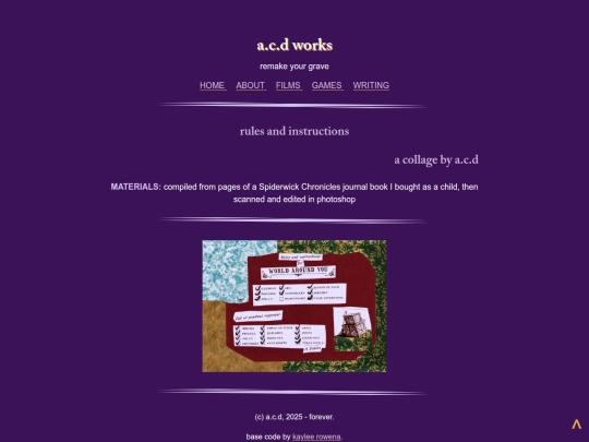 writing/collages/rules screenshot