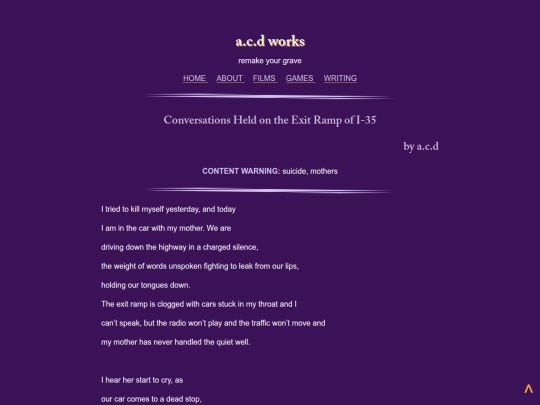 writing/conversations screenshot