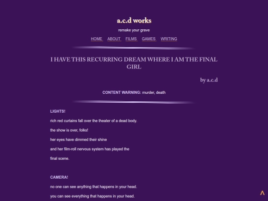 writing/final screenshot