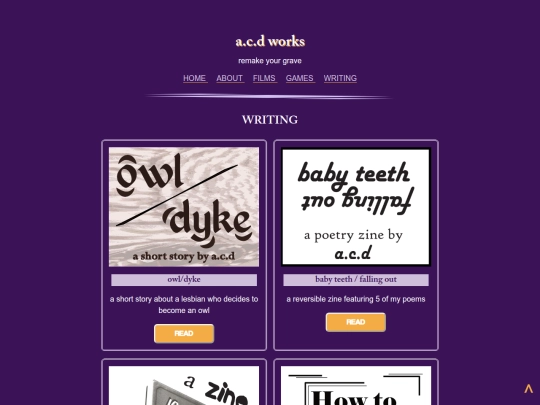 writing screenshot