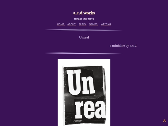 writing/minizines/unreal screenshot