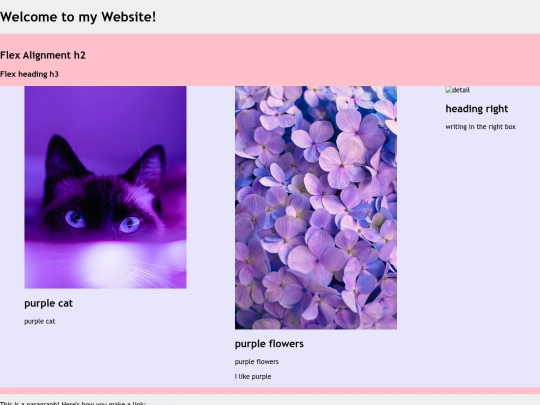 flex box screenshot