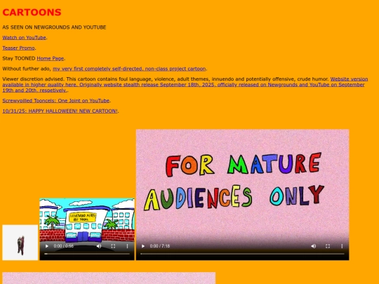 cartoons screenshot