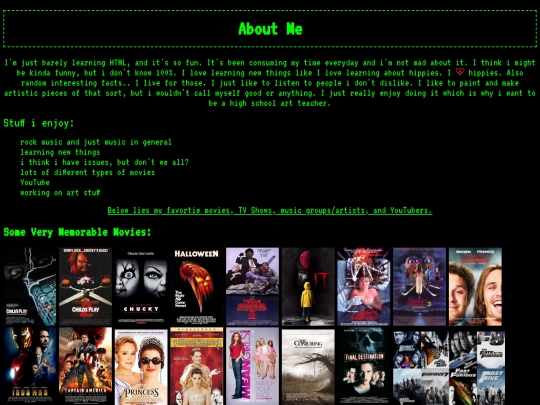 aboutme screenshot