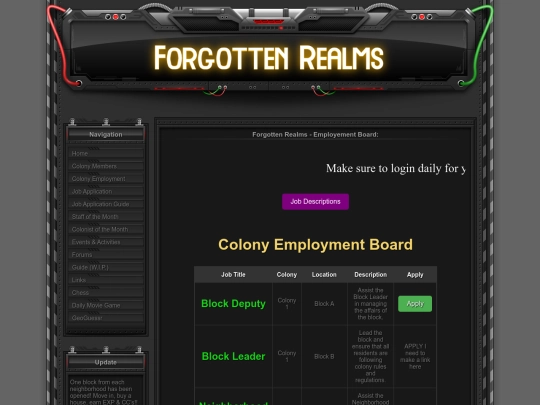 employement screenshot