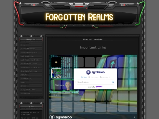 links screenshot