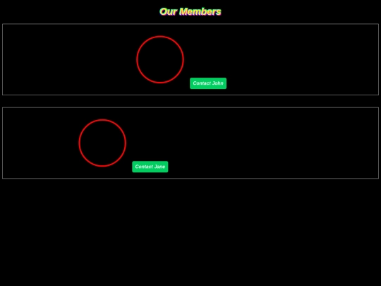 personalmemberpage screenshot