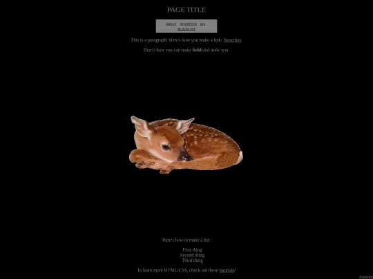 index screenshot
