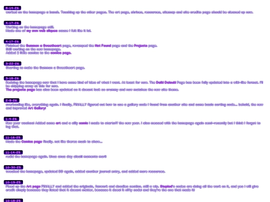 siteupdates screenshot