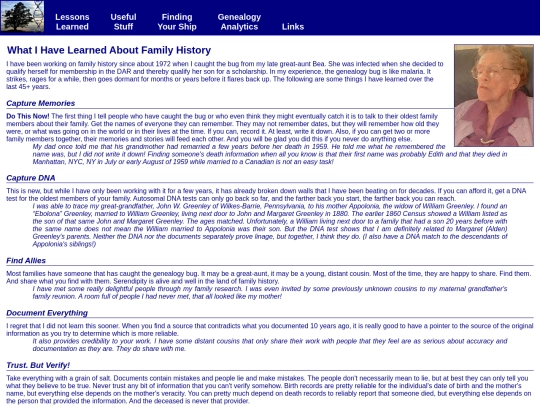 learn/LessonsLearned screenshot