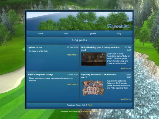 blog screenshot