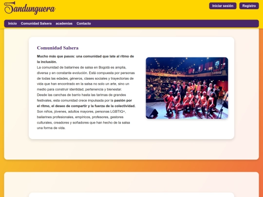 comunidad screenshot