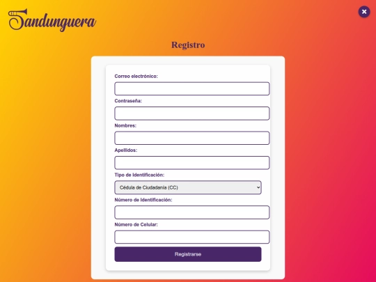 registro screenshot