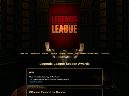 awards_legends screenshot