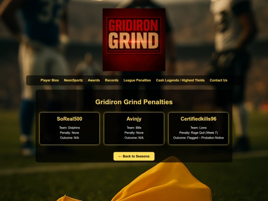 penalties_gridiron screenshot