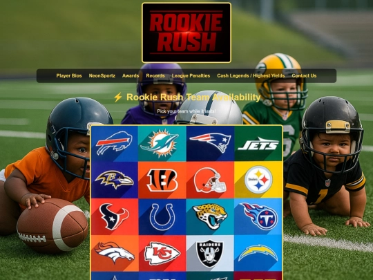 rookie_teams screenshot