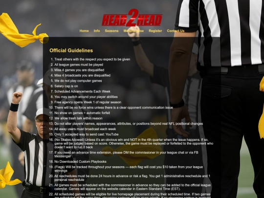 rules screenshot