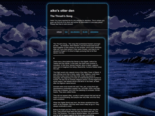 crossovers/crossover-oneshots/thethrushsong screenshot