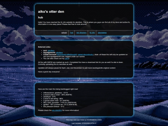 index screenshot