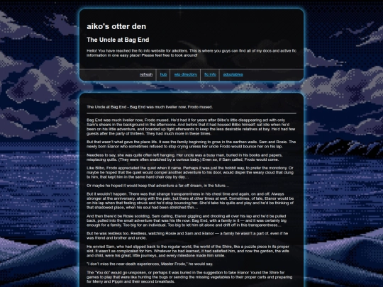 paired-discontinuity/cowrite_oneshots/bag-end screenshot