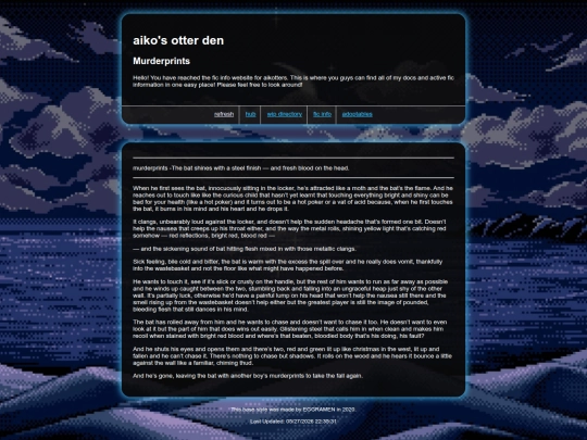 paired-discontinuity/cowrite_oneshots/murderprints screenshot