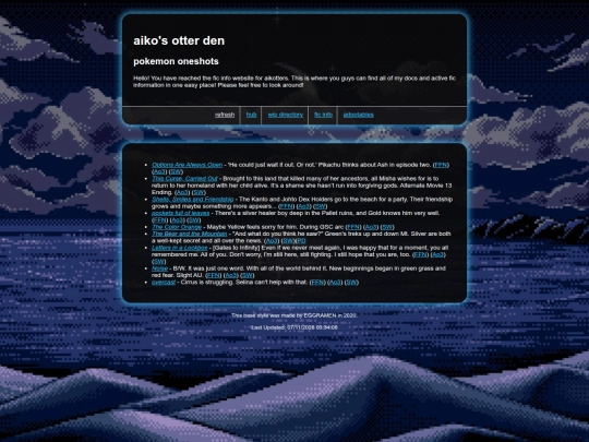 pokemon/pokemon-oneshots screenshot