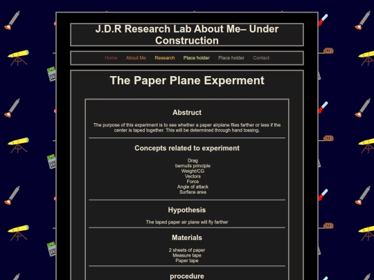 planesexpmt screenshot