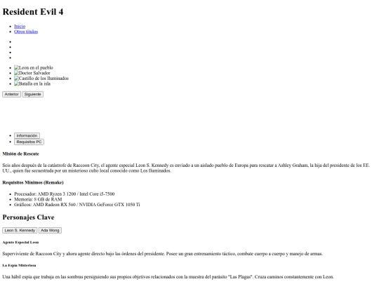 index screenshot